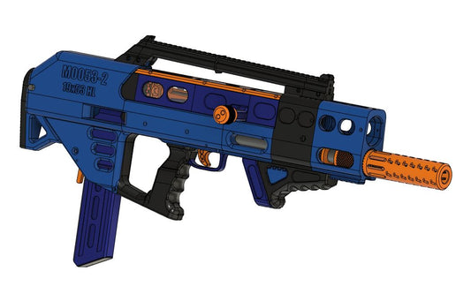 M0053-2 Battle Rifle Completed Blaster